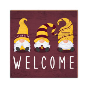 Washington Commanders 10'' x 10'' Welcome Gnomes Sign