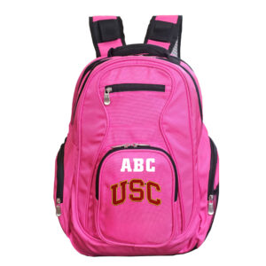 MOJO Pink USC Trojans Personalized Premium Laptop Backpack