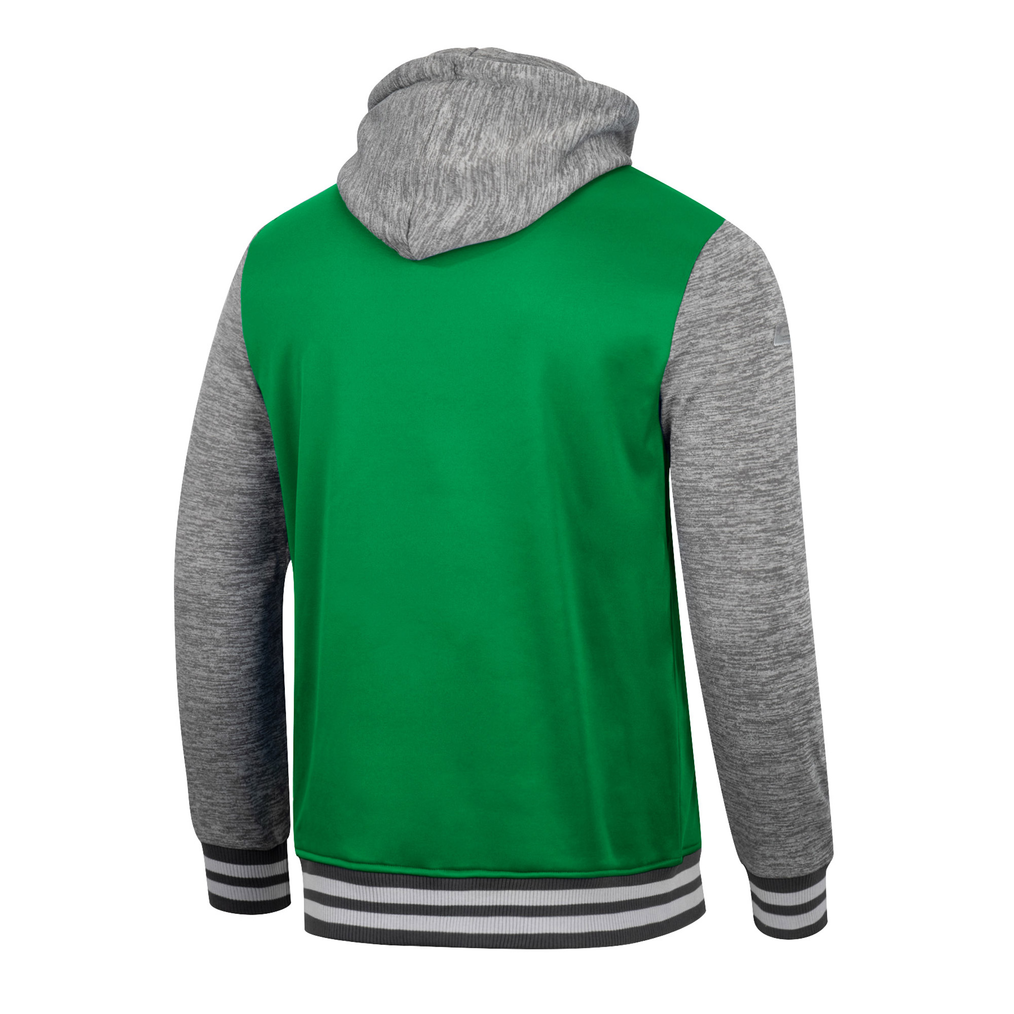 Men's Colosseum Green Oregon Ducks Robinson Hoodie Full-Snap Jacket - Image 7