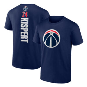 Men's Corey Kispert Navy Washington Wizards Playmaker Name & Number T-Shirt