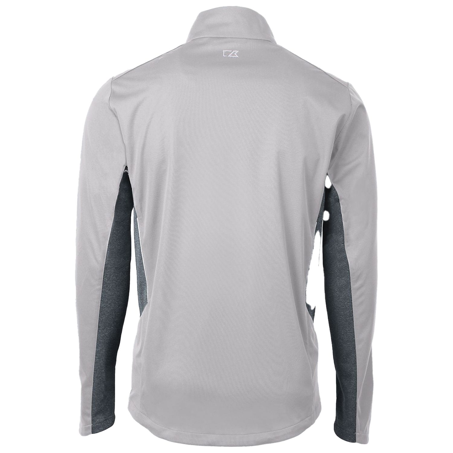 Men's Cutter & Buck Gray Utah Utes Navigate Softshell Full-Zip Jacket - Image 7