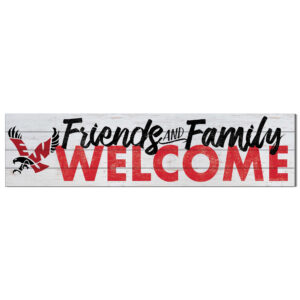 Eastern Washington Eagles 10'' x 40'' Friends & Family Welcome Sign
