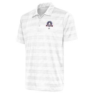 Men's Antigua White Washington Black Senators Compass Polo