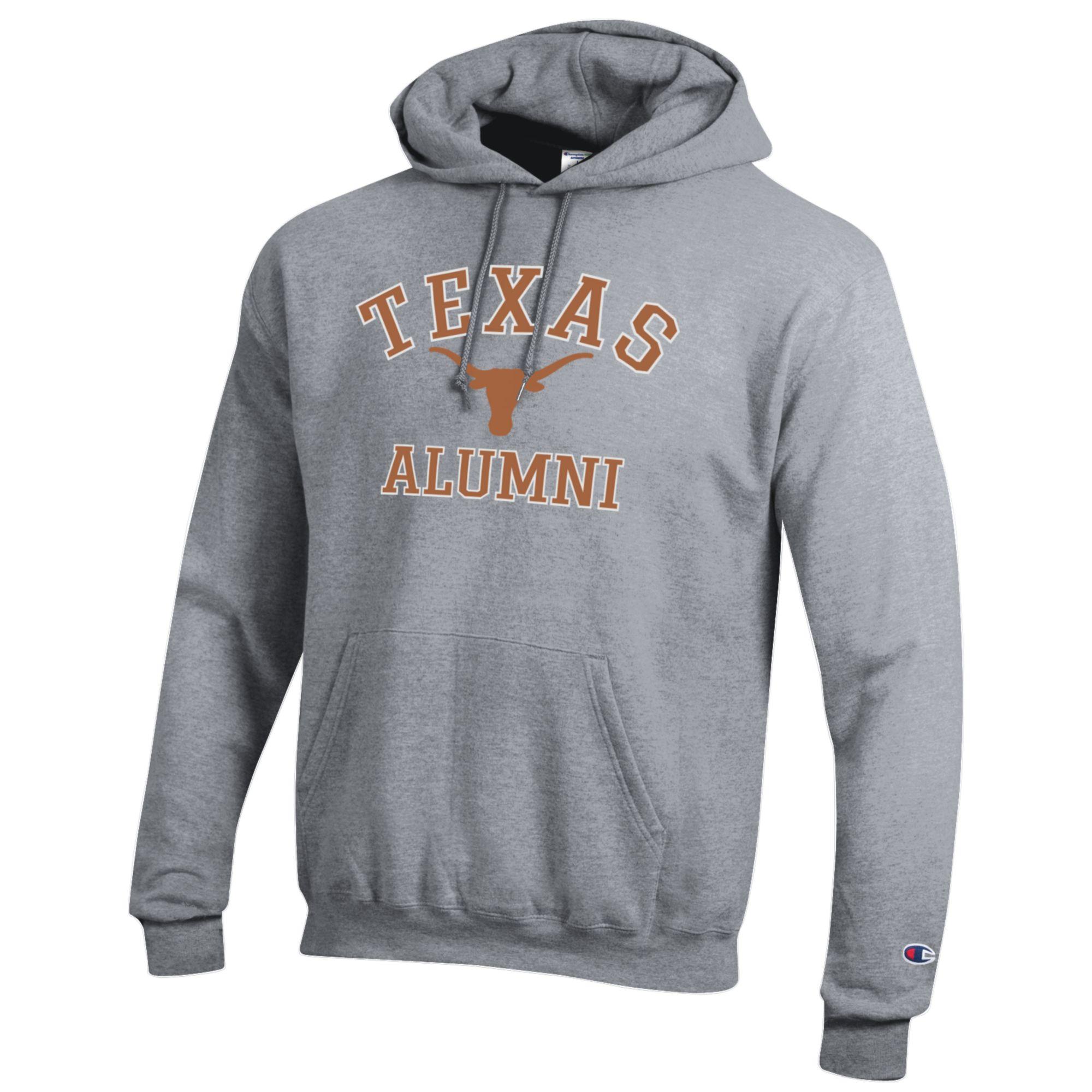 Men's Champion Gray Texas Longhorns Alumni Logo Pullover Hoodie - Image 3