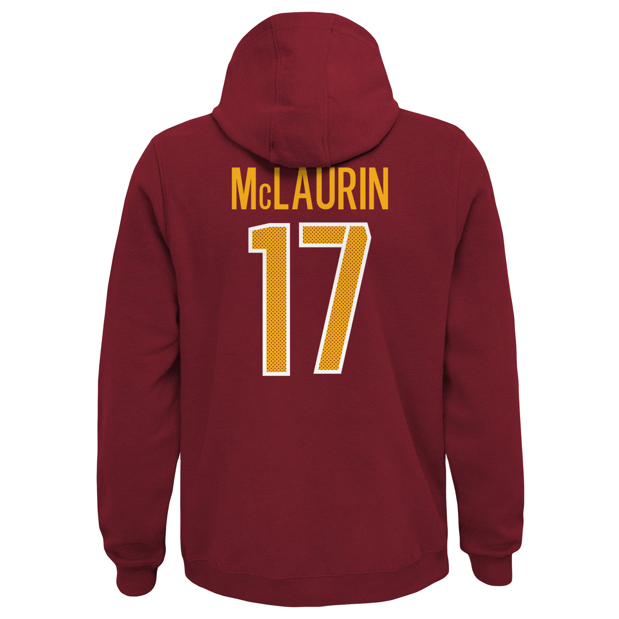 Youth Terry McLaurin Burgundy Washington Commanders Mainliner Player Name & Number Pullover Hoodie - Image 4