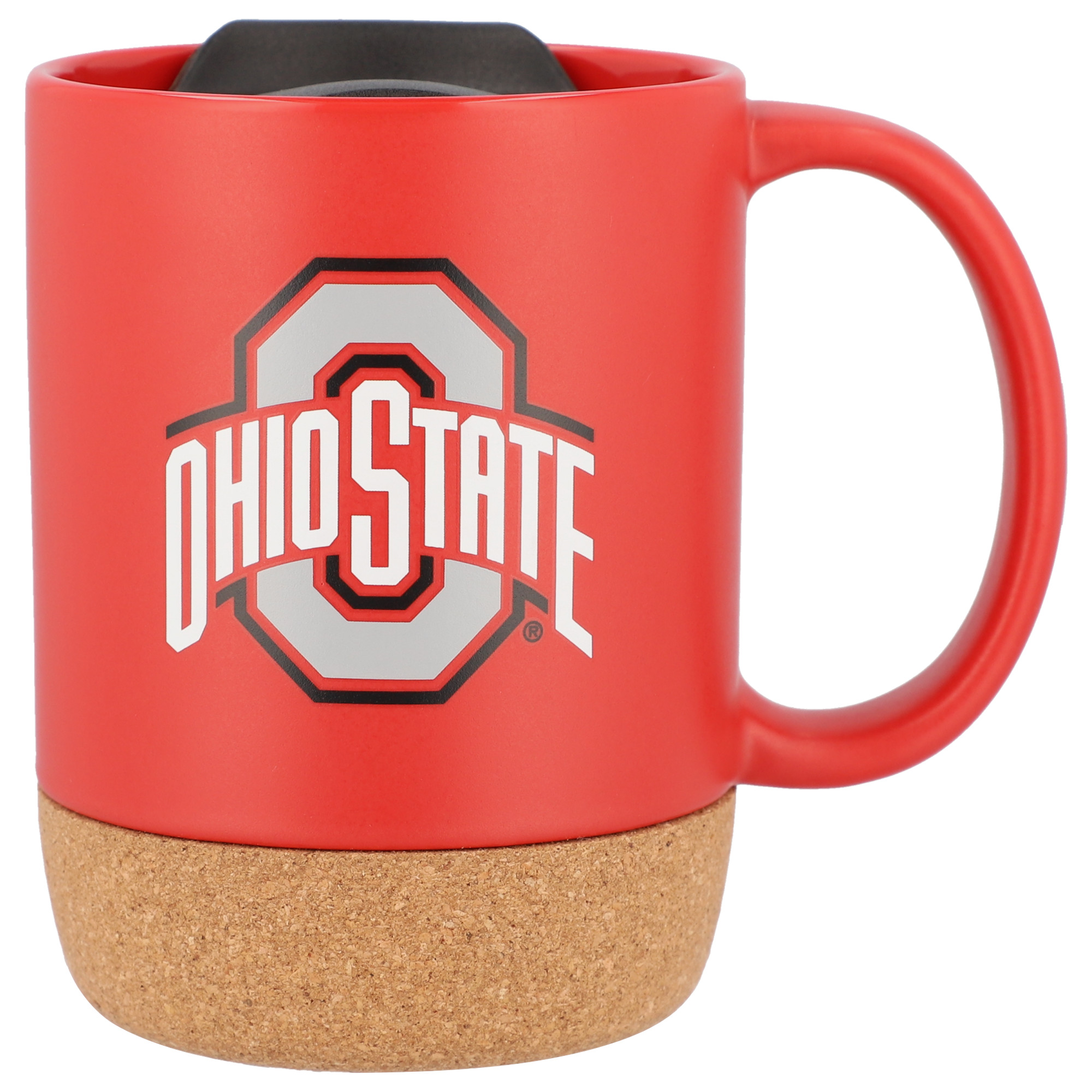 The Memory Company Ohio State Buckeyes Cork Bottom Mug with Lid