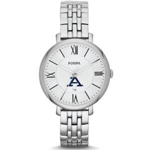 Women's Fossil  Silver Akron Zips Jacqueline Stainless Steel Watch