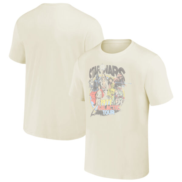 Unisex Cream Star Wars Soft Vintage T-Shirt - Image 5