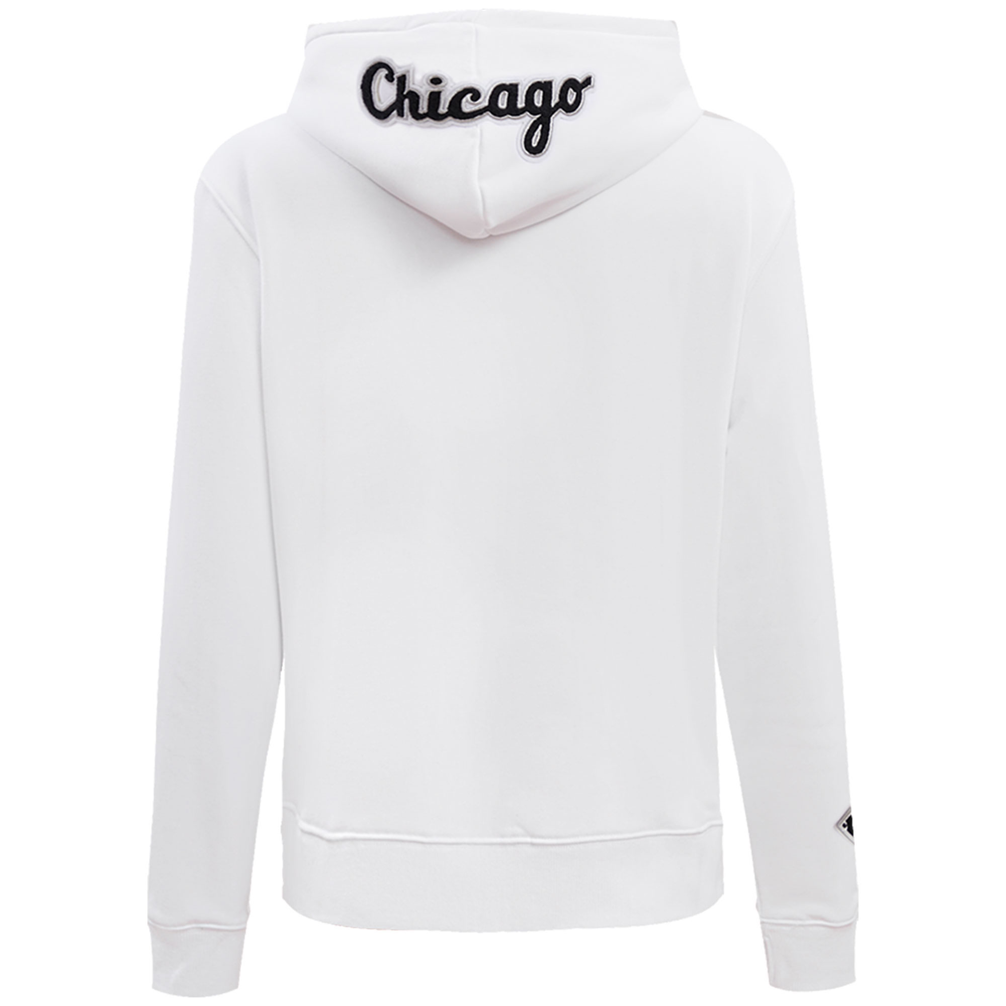 Women's Pro Standard White Chicago White Sox Classic Fleece Pullover Hoodie - Image 4