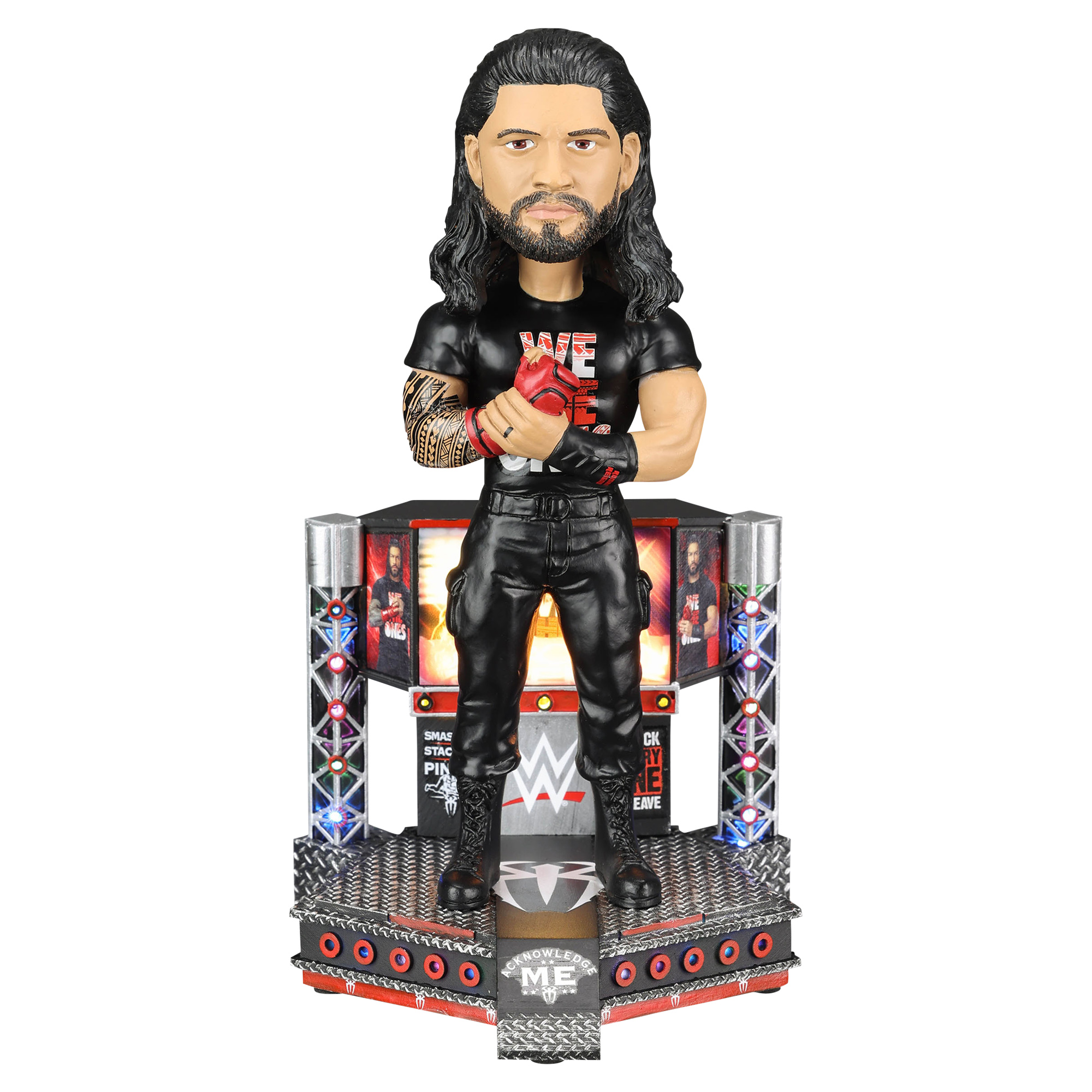 FOCO Roman Reigns Light Up Stage Entrance Bobblehead