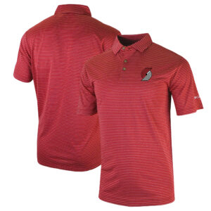 Men's Columbia  Red Portland Trail Blazers FW23 Men's Omni-Wick Club Invite II Polo