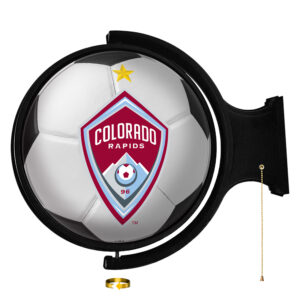 Colorado Rapids 21'' x 23'' Rotating Lighted Soccer Ball Wall Sign
