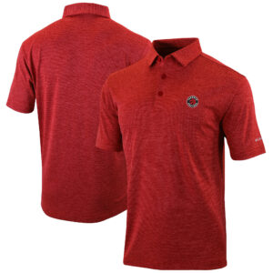 Men's Columbia Red Toronto Raptors Omni-Wick Set II Polo