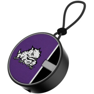 Keyscaper Black TCU Horned Frogs Bluetooth IPX7 Waterproof Speaker