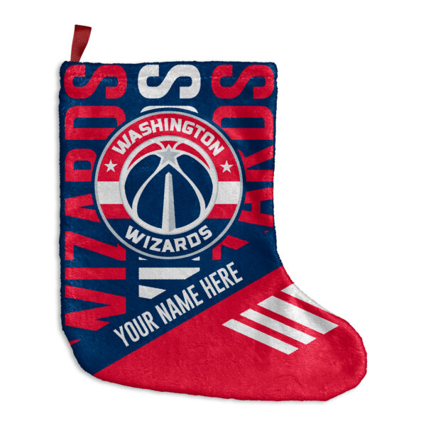 Chad & Jake  Washington Wizards Personalized Holiday Stocking