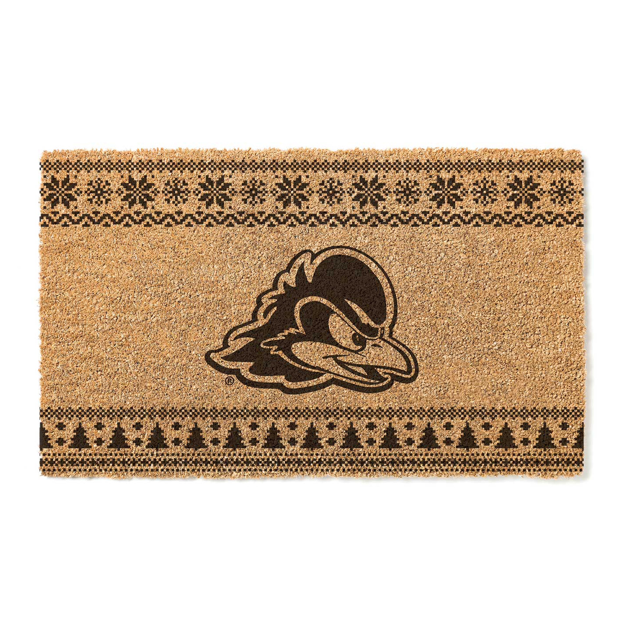 Delaware Fightin' Blue Hens 18" x 30" Holiday Coir Doormat - Image 2
