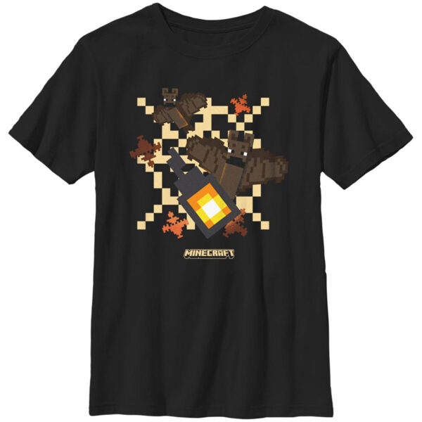 Youth Mad Engine  Black Minecraft T-Shirt