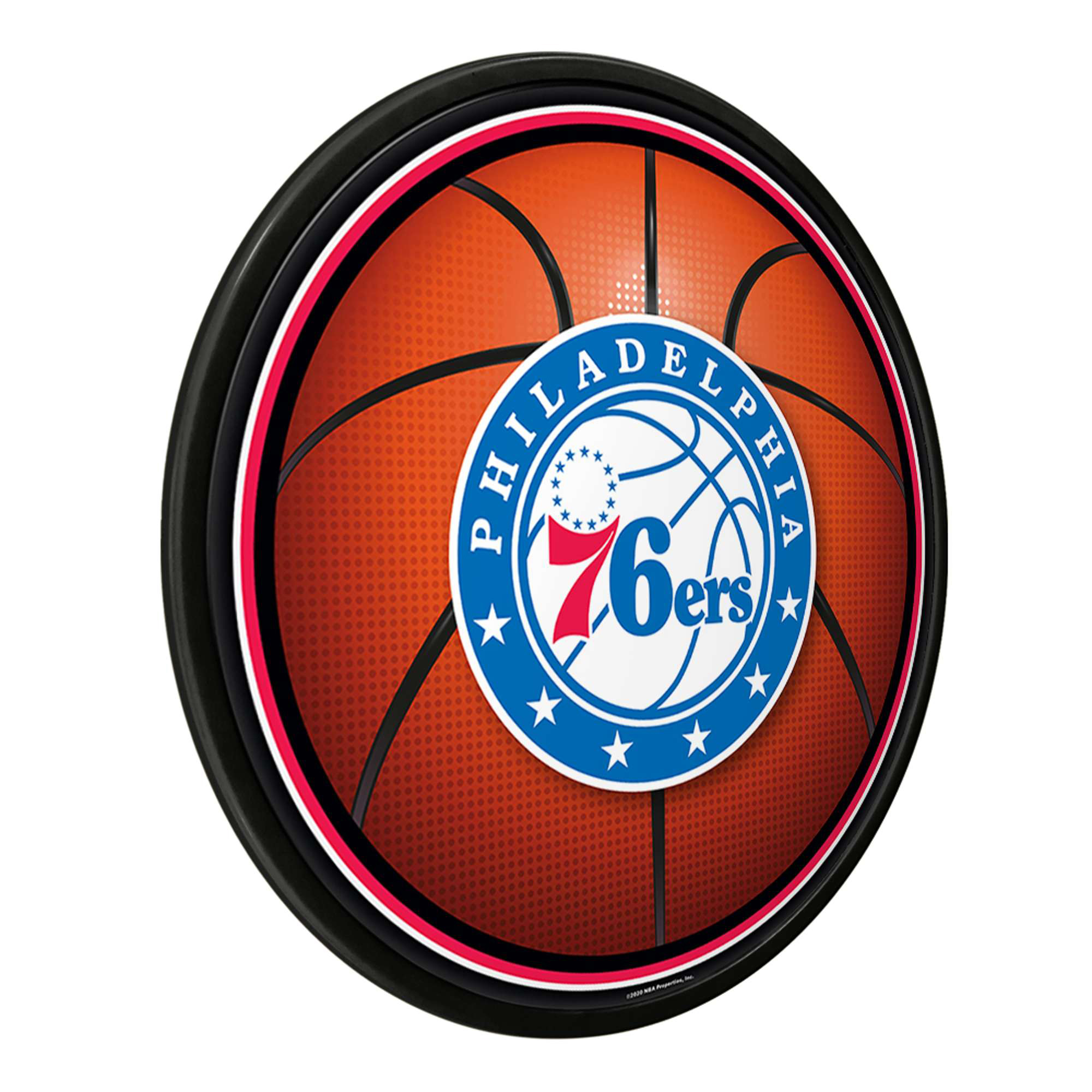 Philadelphia 76ers 17.5" Modern Disc Wall Sign - Image 3