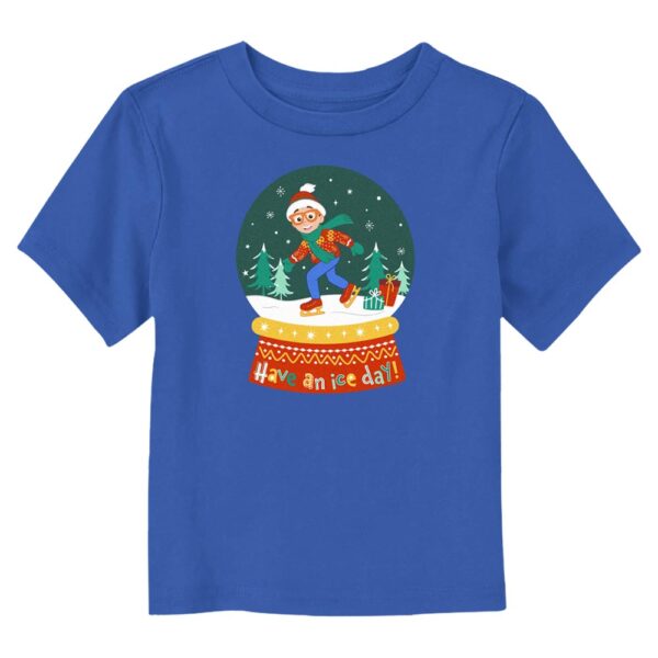 Toddler Mad Engine  Royal Blippi Snowball Graphic T-Shirt