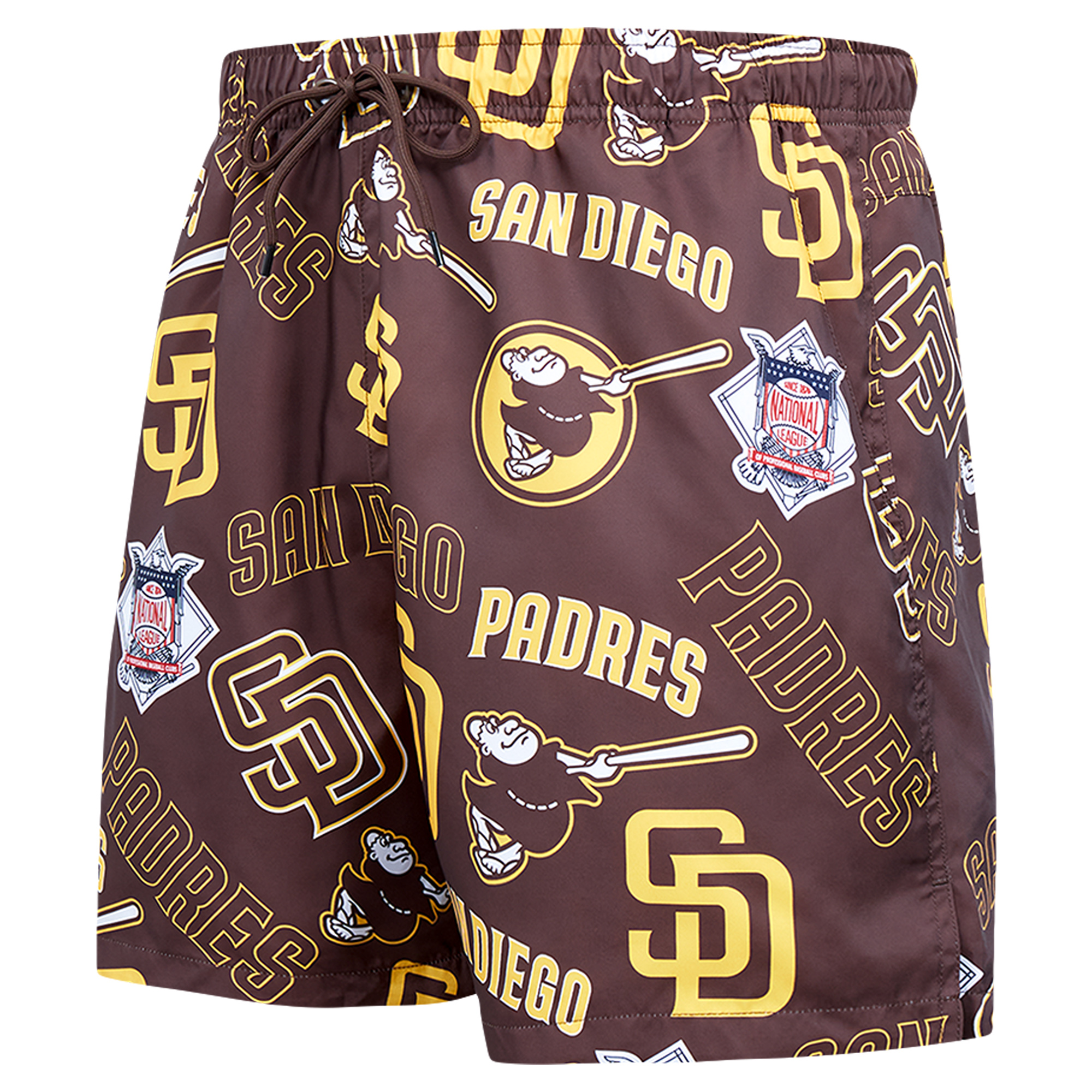 Men's Pro Standard Black San Diego Padres Toss Logo Woven Shorts - Image 6