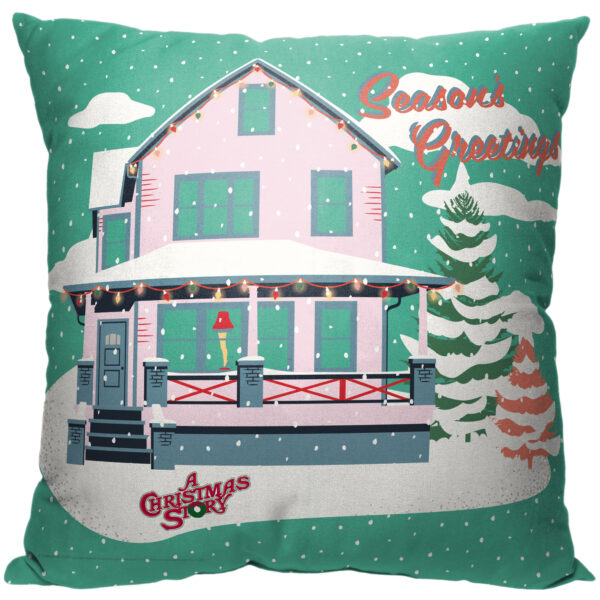 The Northwest Group A Christmas Story 18" x 18" Holiday Pillow