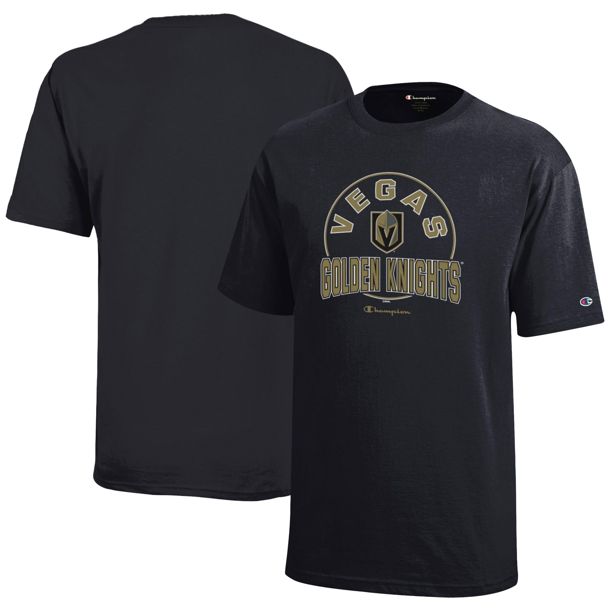 Youth Champion Black Vegas Golden Knights Jersey T-Shirt - Image 2