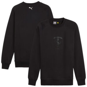 Scuderia Ferrari Race Big Shield Crew Sweat by Puma - Black
