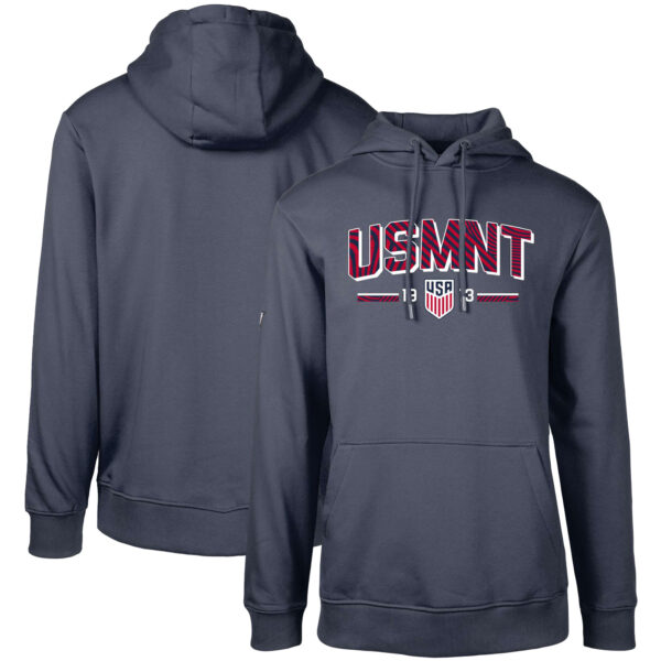 Men's Levelwear Navy USMNT Podium Strike Fast Pullover Hoodie
