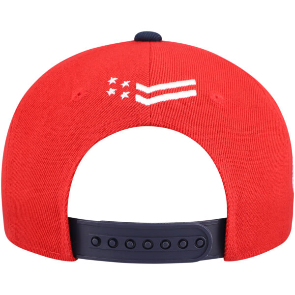 Youth Red Team USA United Flatbrim Snapback Hat - Image 9