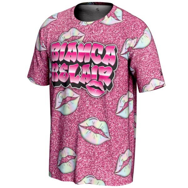 Youth ProSphere Pink Bianca Belair Glitter T-Shirt - Image 6