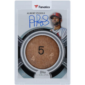 Albert Pujols St. Louis Cardinals Autographed 2023 Topps Tier One Bat Knob Relic #ABK-AP #1/1 Card
