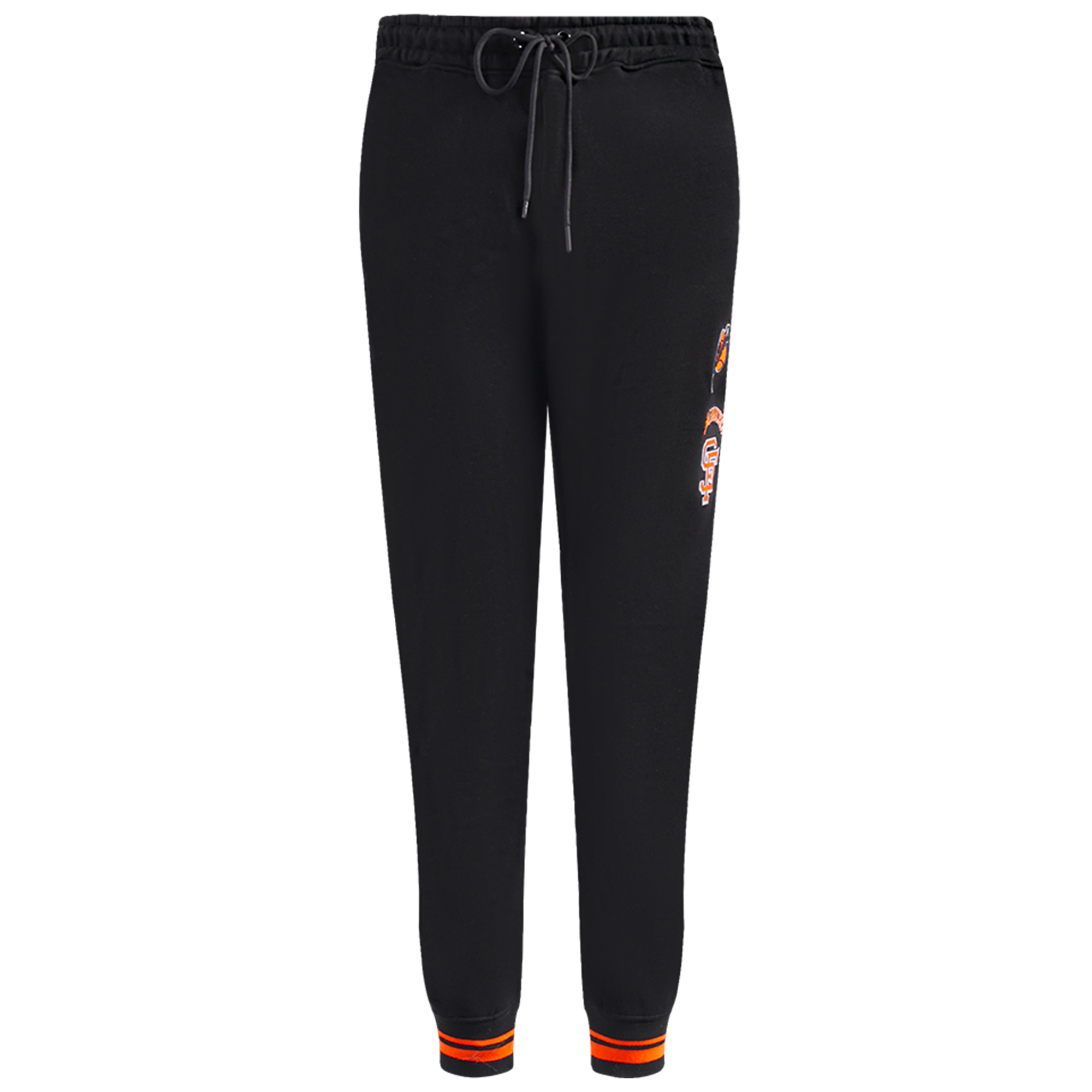 Women's Pro Standard Black San Francisco Giants Cooperstown Collection Retro Classic Fleece Sweatpants - Image 6