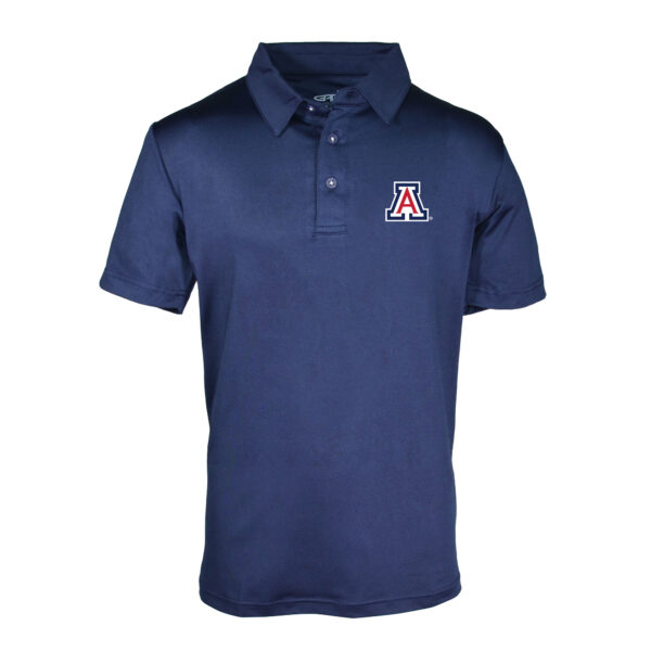 Youth Garb Navy Arizona Wildcats Blake Youth Polo