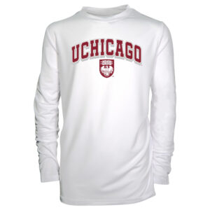 Toddler Garb White UChicago Maroons Jesse Long Sleeve Sun Shirt