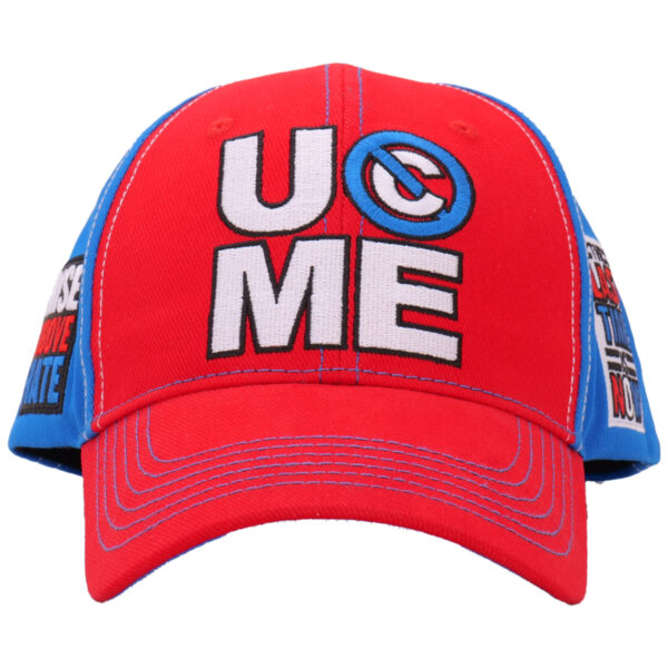 Men's WWE  Red John Cena Farewell Tour Snapback Hat - Image 7