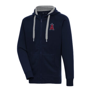 Men's Antigua Navy Los Angeles Angels Big & Tall Victory Full-Zip Hoodie Jacket