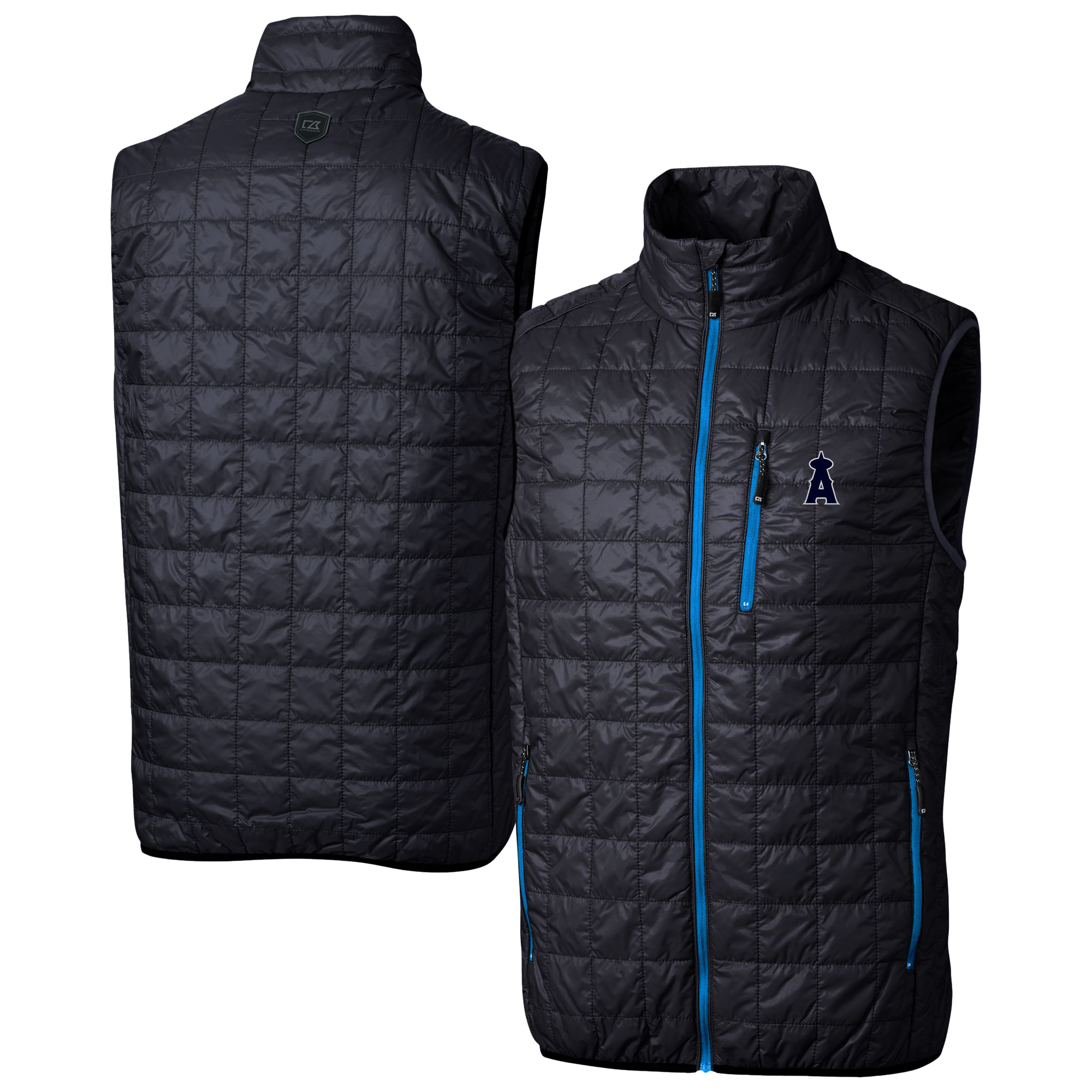 Men's Antigua Black Milwaukee Brewers Steamer Button-Up Shacket - Image 2