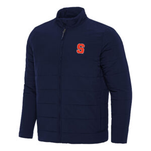 Men's Antigua Navy Syracuse Orange Swelter Full-Zip Puffer Jacket