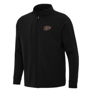 Men's Antigua Black UTEP Miners Regard Full-Zip Jacket