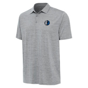 Men's Antigua  Heather Gray Dallas Mavericks Layout Polo