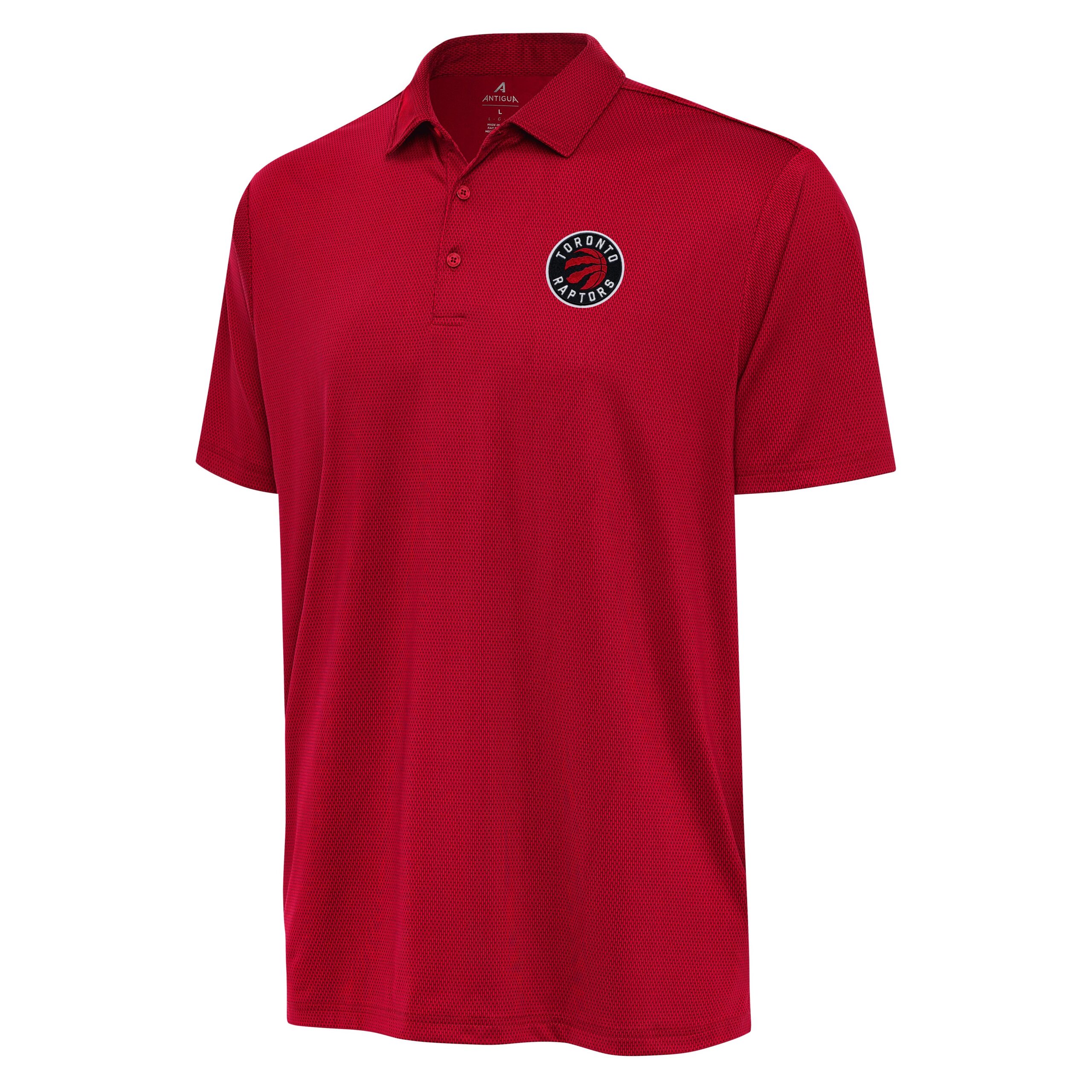 Men's Antigua Red Toronto Raptors Ellipse Polo
