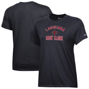 Women's Champion  Black Louisiana Ragin' Cajuns Core T-Shirt