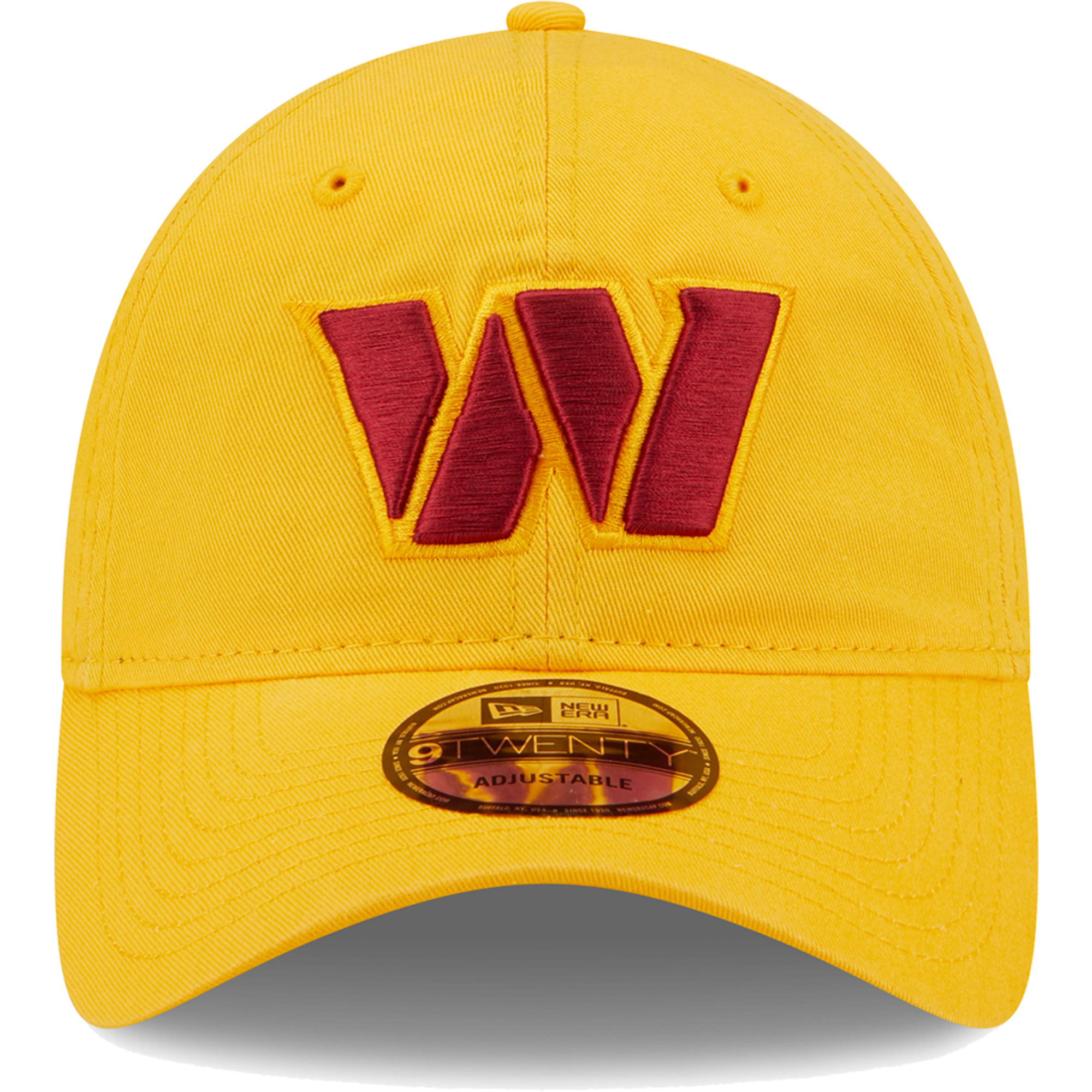 Men's New Era Gold Washington Commanders Icon Logo Core Classic 2.0 9TWENTY Adjustable Hat - Image 7