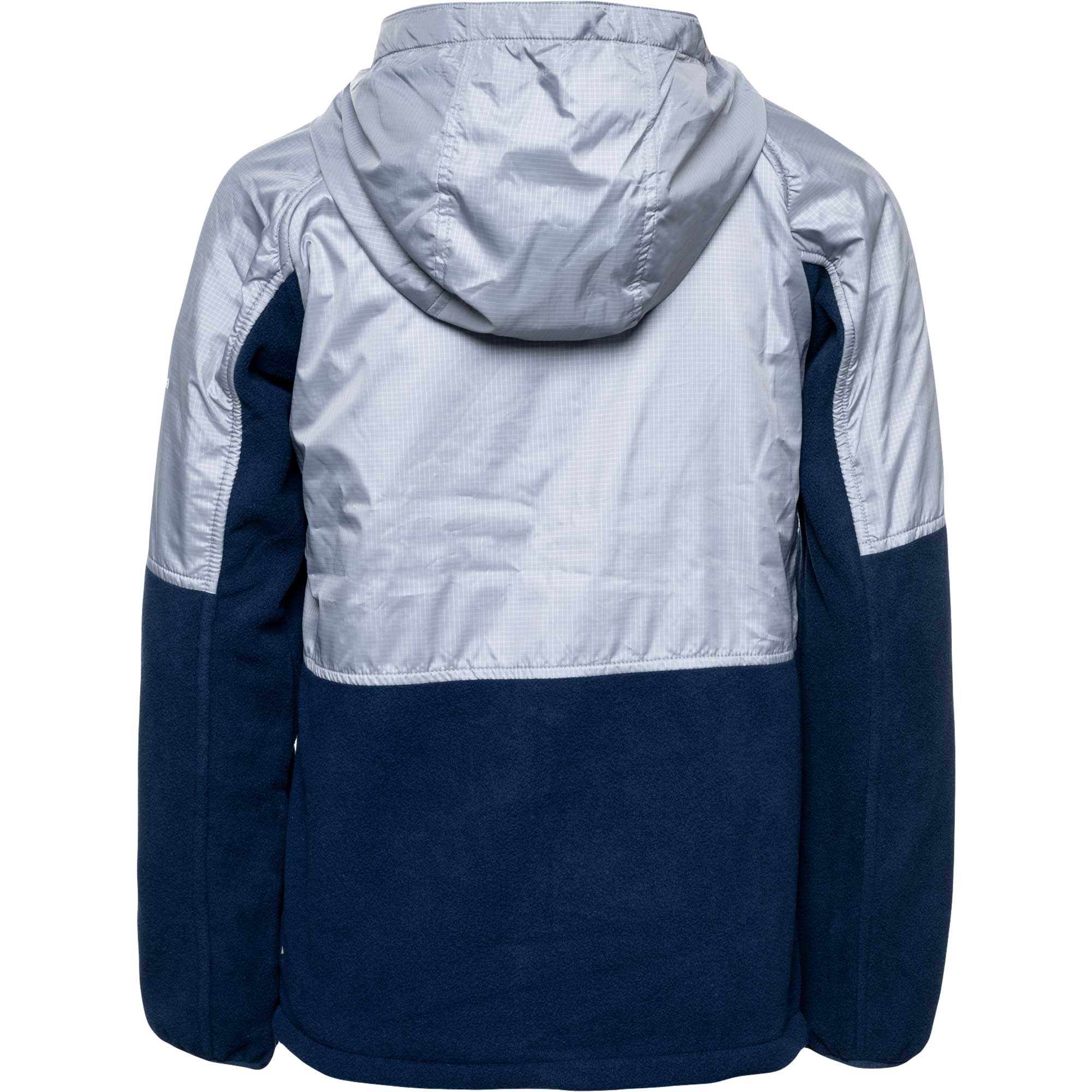 Youth Columbia Navy/Gray Dallas Cowboys Flanker Overlay Raglan Full-Zip Hoodie - Image 4