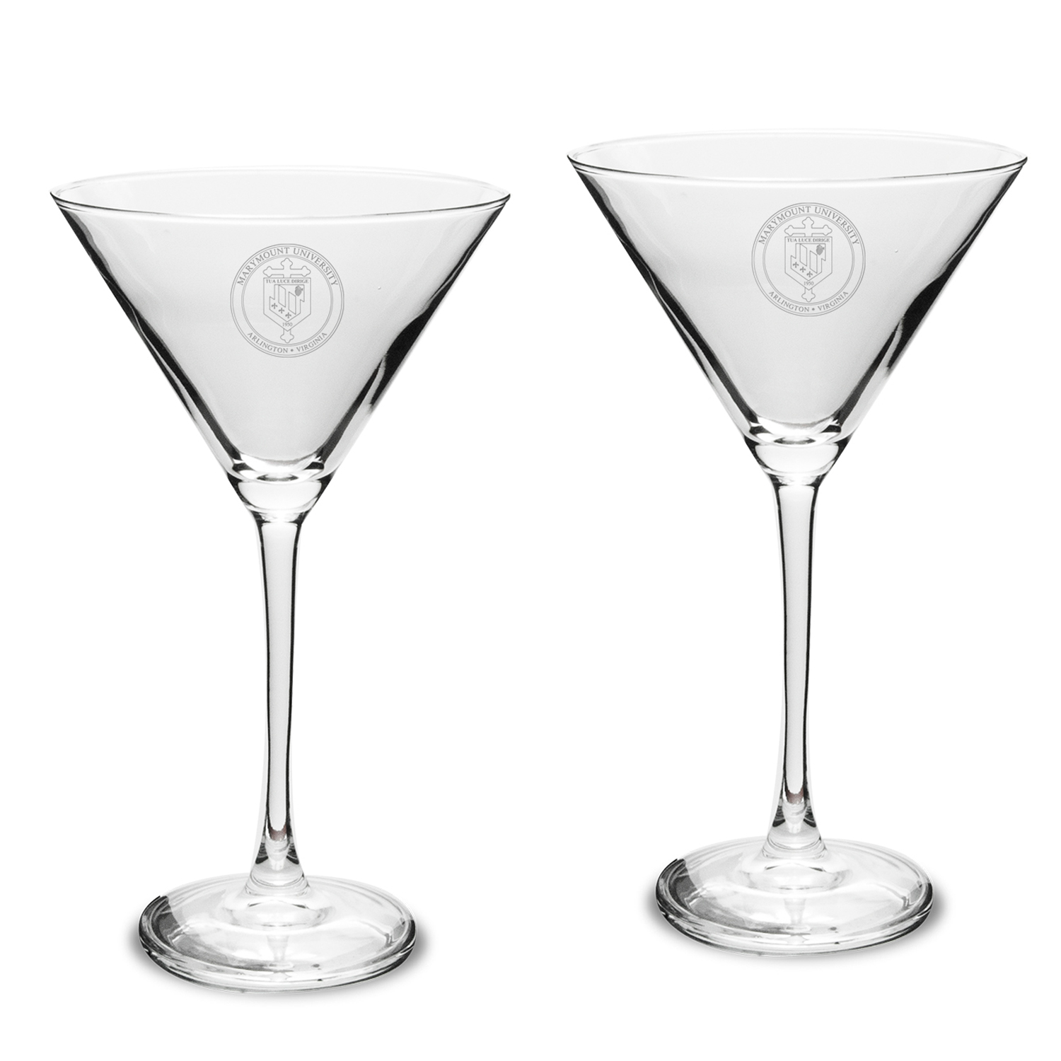 Marymount Saints Two-Piece Traditional 10oz. Martini Glass Set