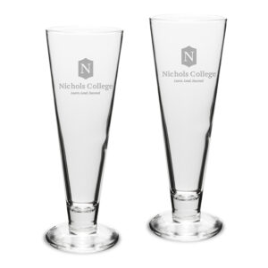 Nichols College Bison Two-Piece 16oz. Classic Beer Pilsner Set