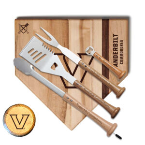 Baseball BBQ  Vanderbilt Commodores 17" Grand Slam Combo Set