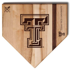 Baseball BBQ  Texas Tech Red Raiders 17" x 17" Home Plate Cutting Board