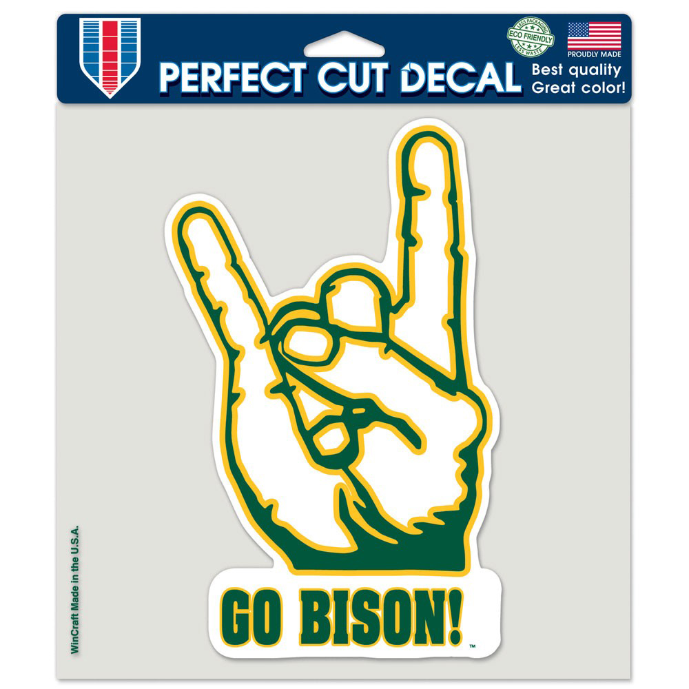 North Dakota State Bison WinCraft GO 6'' x 6'' Color Decal - Image 3