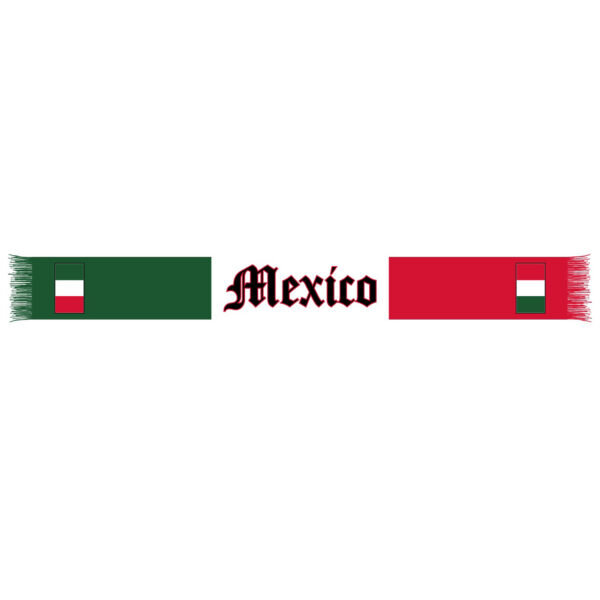 White Mexico National Team Federation Scarf